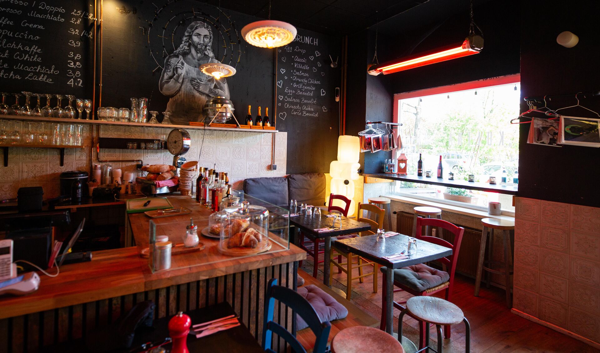 Bar and chalkboard